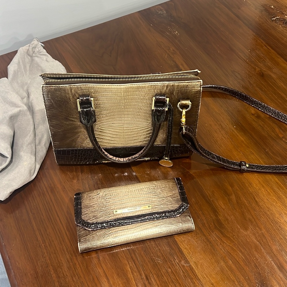 Brahmin bag and wallet